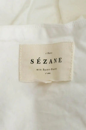 T-shirt Sézane Blanc en Coton