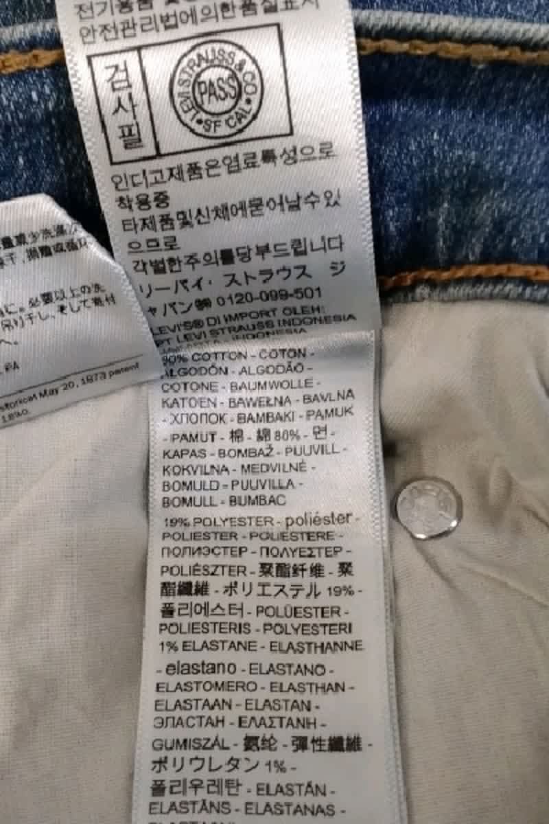 Jean slim Levi's  Bleu