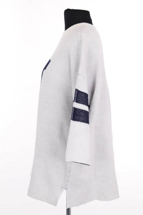 Pull Tommy Hilfiger Gris en Coton
