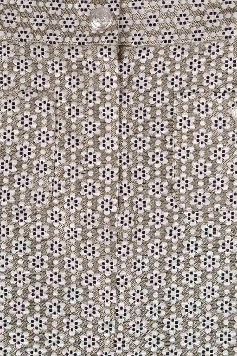 Mini short Maje Argent en Synthétique