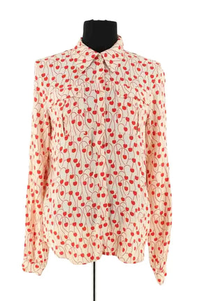 Blouse Make My Lemonade Rouge en Viscose, taille XS - Seconde Main