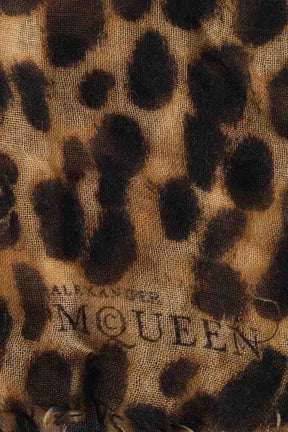 Chèche Alexander McQueen Marron en Cachemire