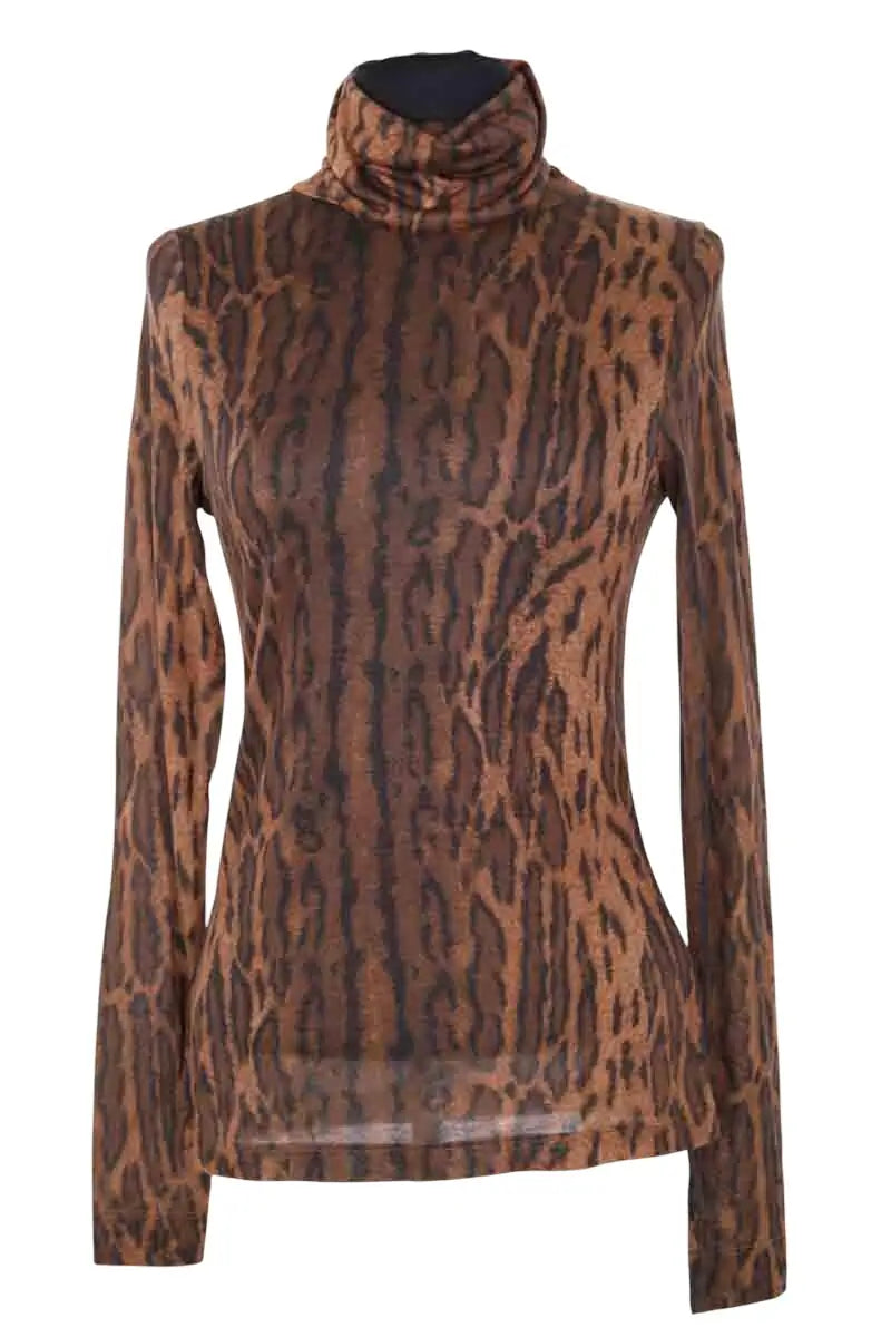Top Notshy Marron en Cachemire, taille S - Seconde Main