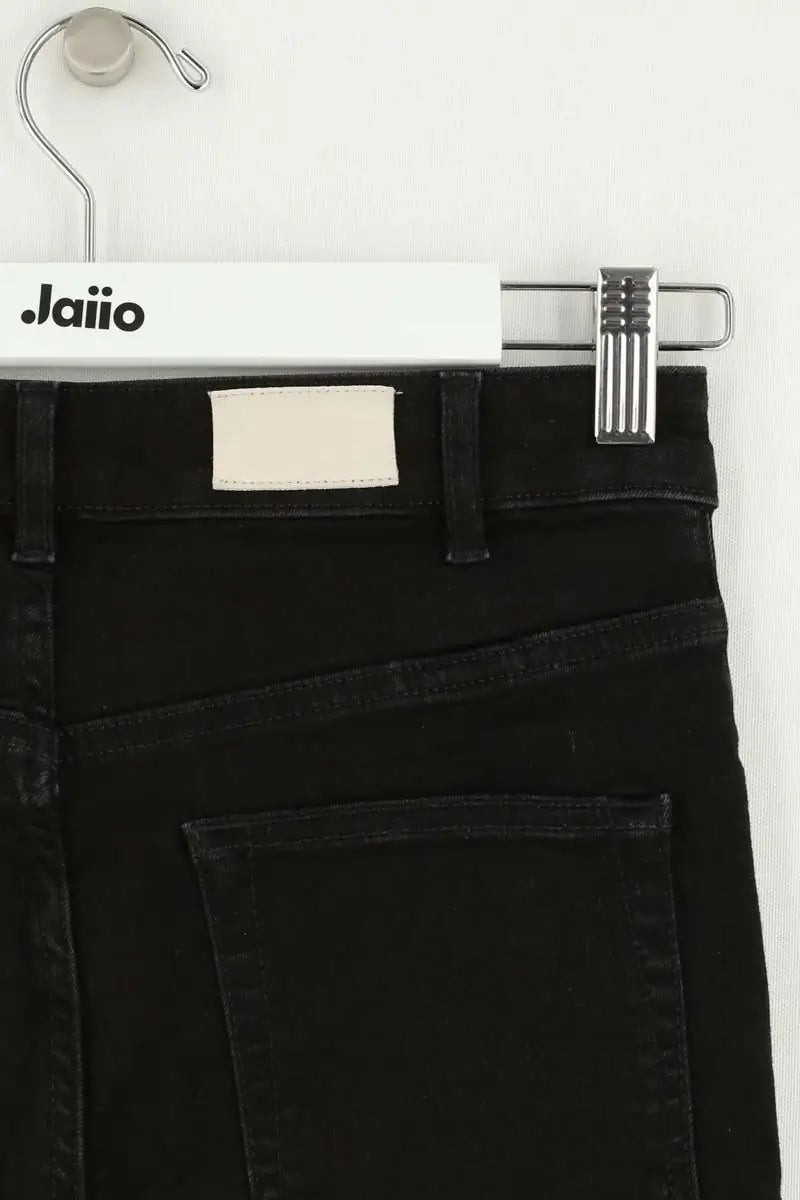 Jean droit Maje Noir en Coton