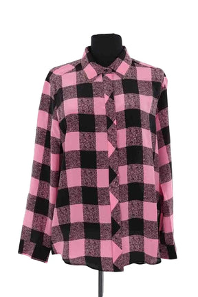 Chemise Sandro Rose en Soie, taille L - Seconde Main
