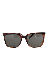 Lunettes de soleil Saint Laurent Marron en Plastique - Seconde Main