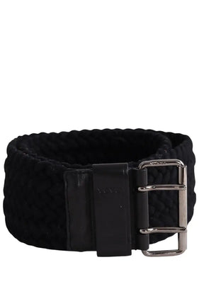 Ceinture en tissu Prada Noir en Coton, taille S - Seconde Main