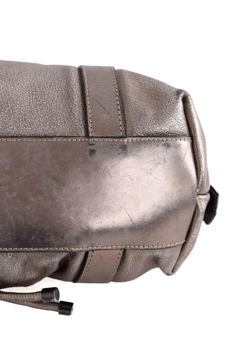 Sac à main Burberry Argent en Synthétique