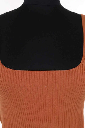 Top sans manche Sandro Orange en Viscose