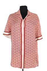 Chemise Lacoste Rouge en Viscose, taille M - Seconde Main