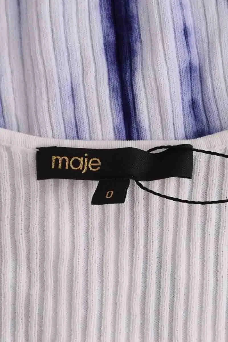 Gilet Maje Blanc en Viscose