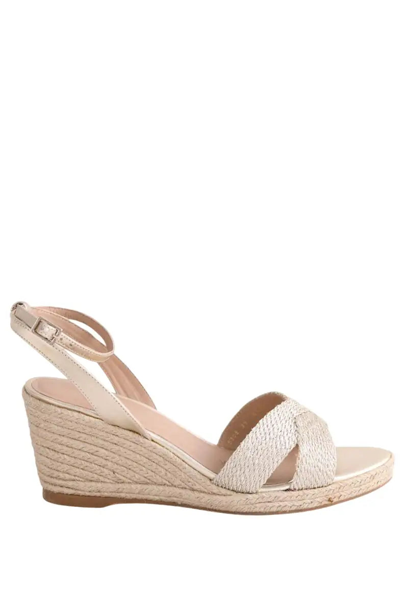 Mules LK Bennett Santana Doré en Cuir, taille 39 - Seconde Main
