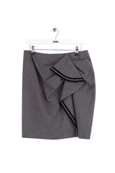 Jupe Tara Jarmon Gris en Laine, taille L - Seconde Main