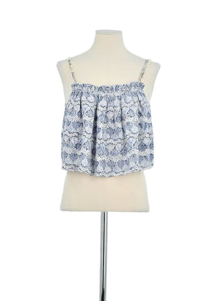Top sans manche Antik Batik  Bleu