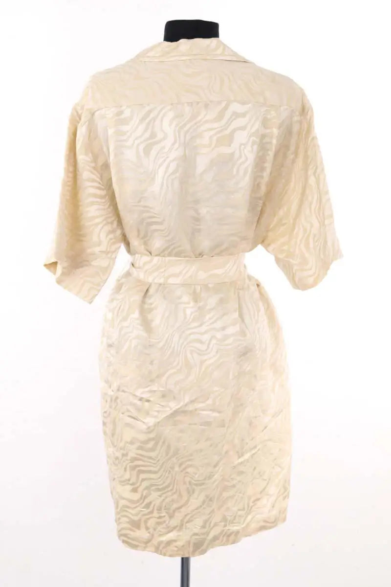 Robe Sandro Beige en Viscose