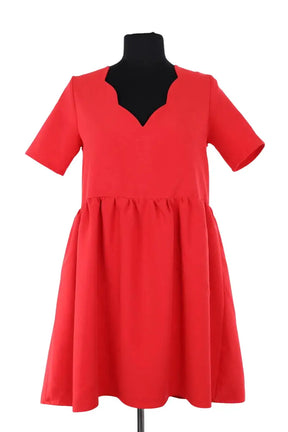 Robe Saaj Rouge en Synthétique, taille S - Seconde Main