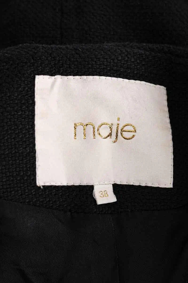 Veste Maje Noir en Coton