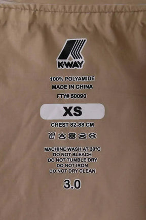 Manteau K-Way Beige en Synthétique