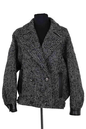 Veste Maje Gris en Laine, taille XS - Seconde Main