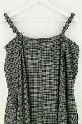 Robe Ganni Vert en Synthétique