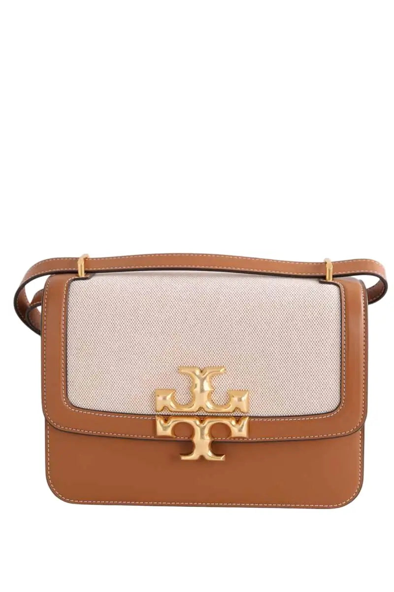 Sac à bandoulière Tory Burch Eleanor Camel en Cuir - Seconde Main