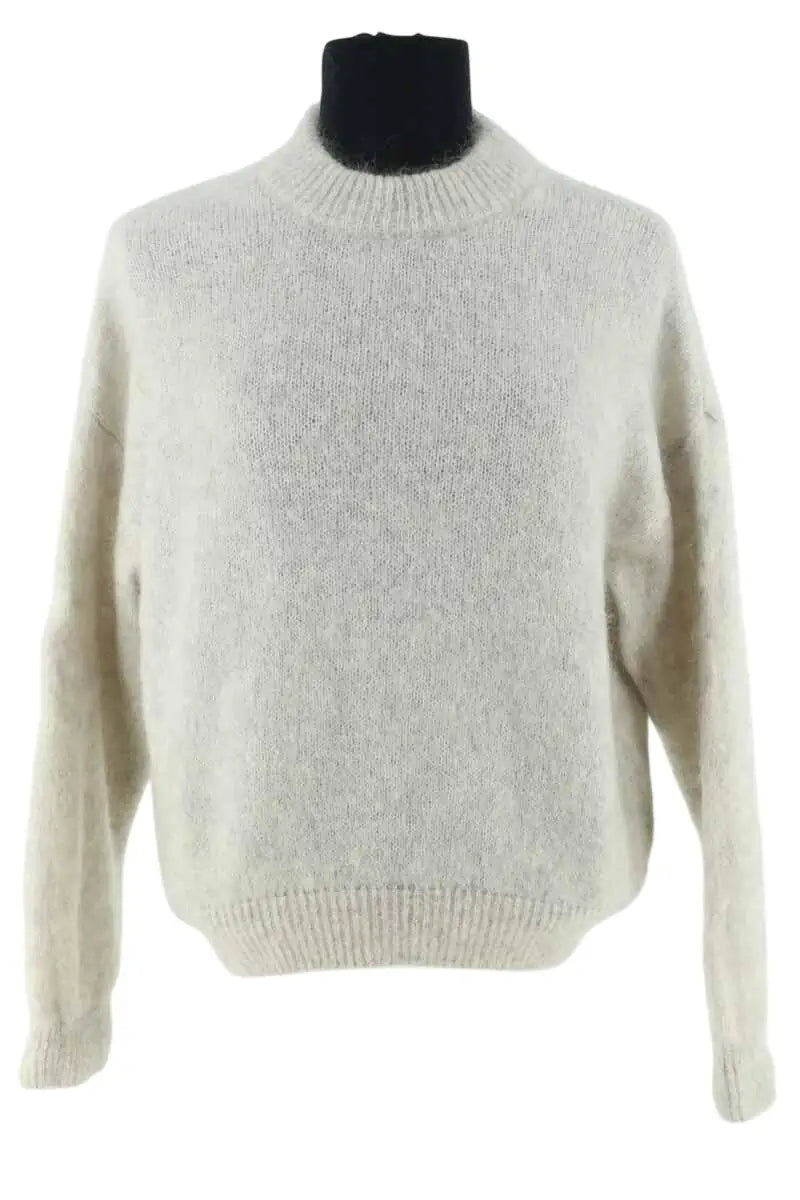 Pull Ysé Ecru en Laine, taille M - Seconde Main