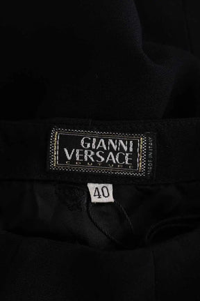 Mini jupe Versace Noir en Synthétique