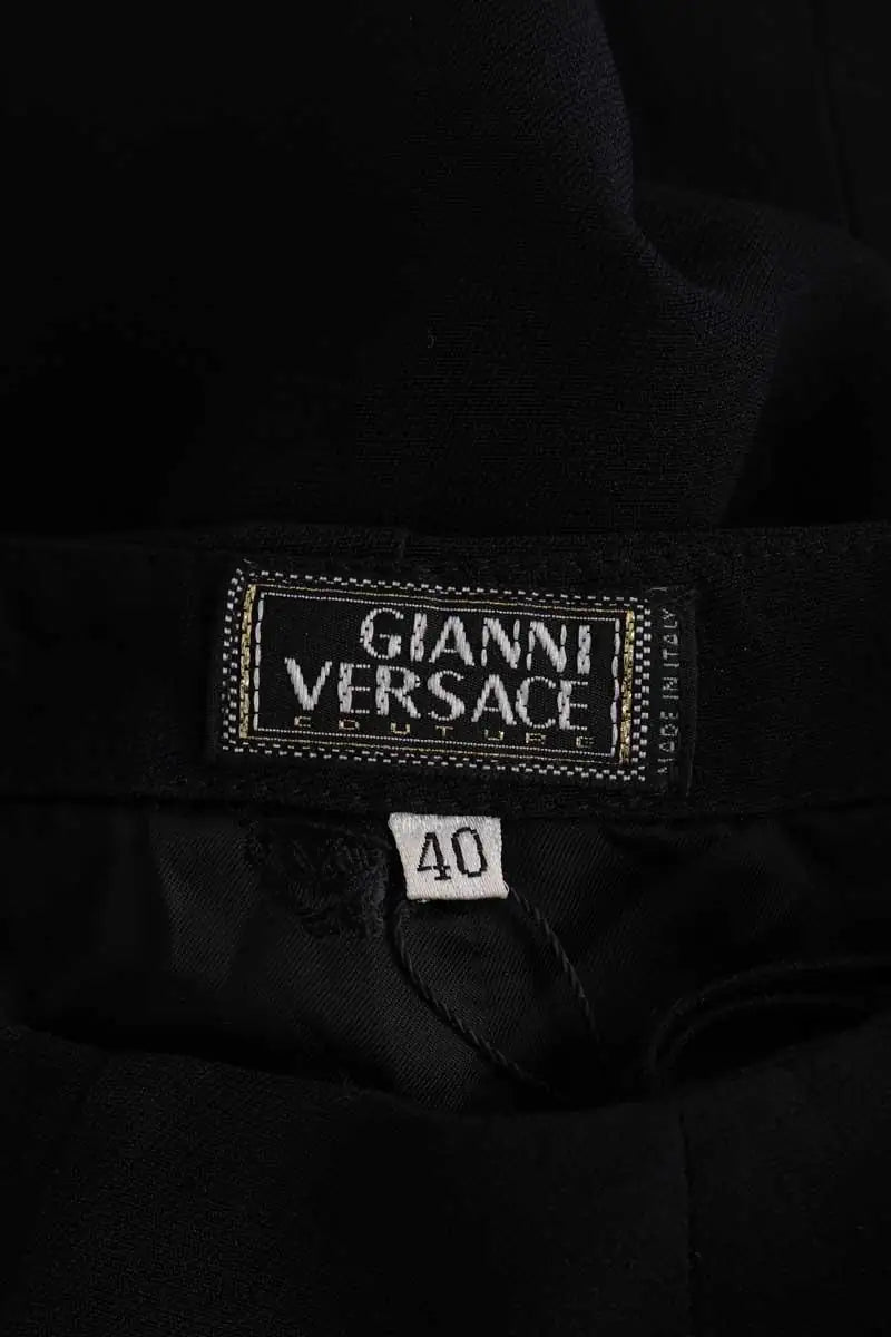 Mini jupe Versace Noir en Synthétique