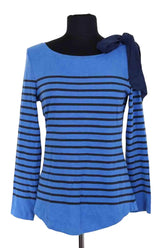 Pull Claudie Pierlot Bleu en Coton, taille S - Seconde Main