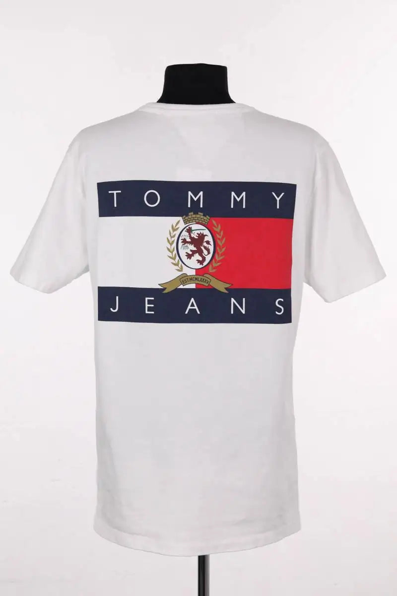 T-shirt Tommy Hilfiger Blanc en Coton