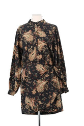 Robe Sézane Noir en Coton, taille XXL - Seconde Main