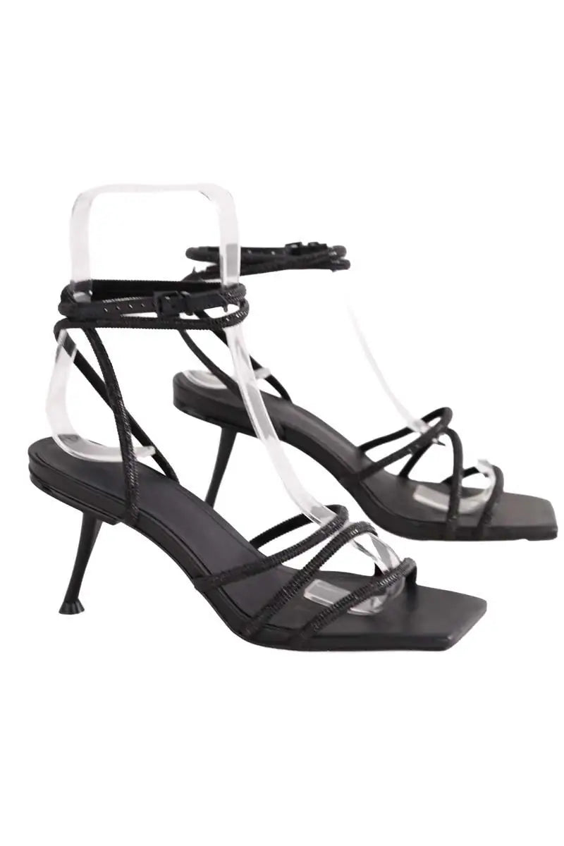 Talons Cult Gaia Noir en Cuir
