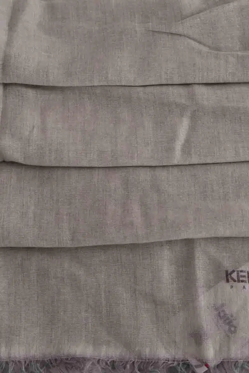 Chèche Kenzo Beige en Soie