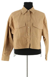 Chemise Max Mara Camel en Coton, taille XS - Seconde Main
