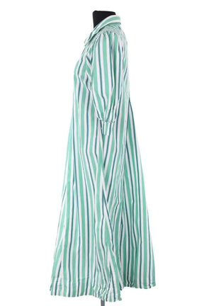 Robe Ganni Vert en Coton