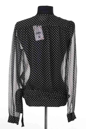 Blouse Sézane Noir en Soie