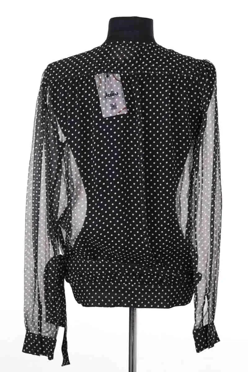 Blouse Sézane Noir en Soie