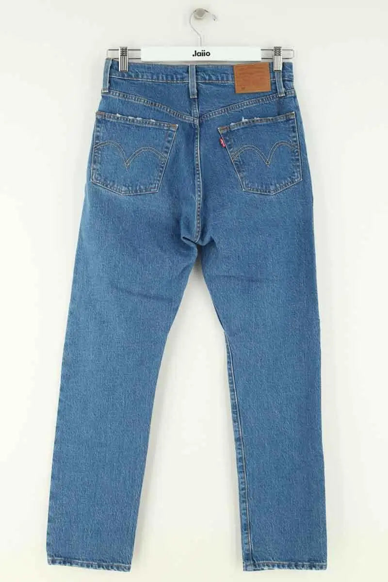 Jean droit Levi's Bleu en Coton