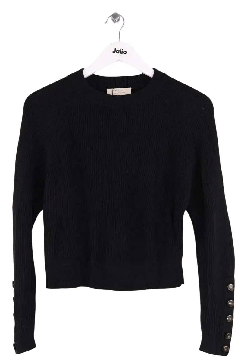 Pull Sézane Noir en Laine, taille XS - Seconde Main