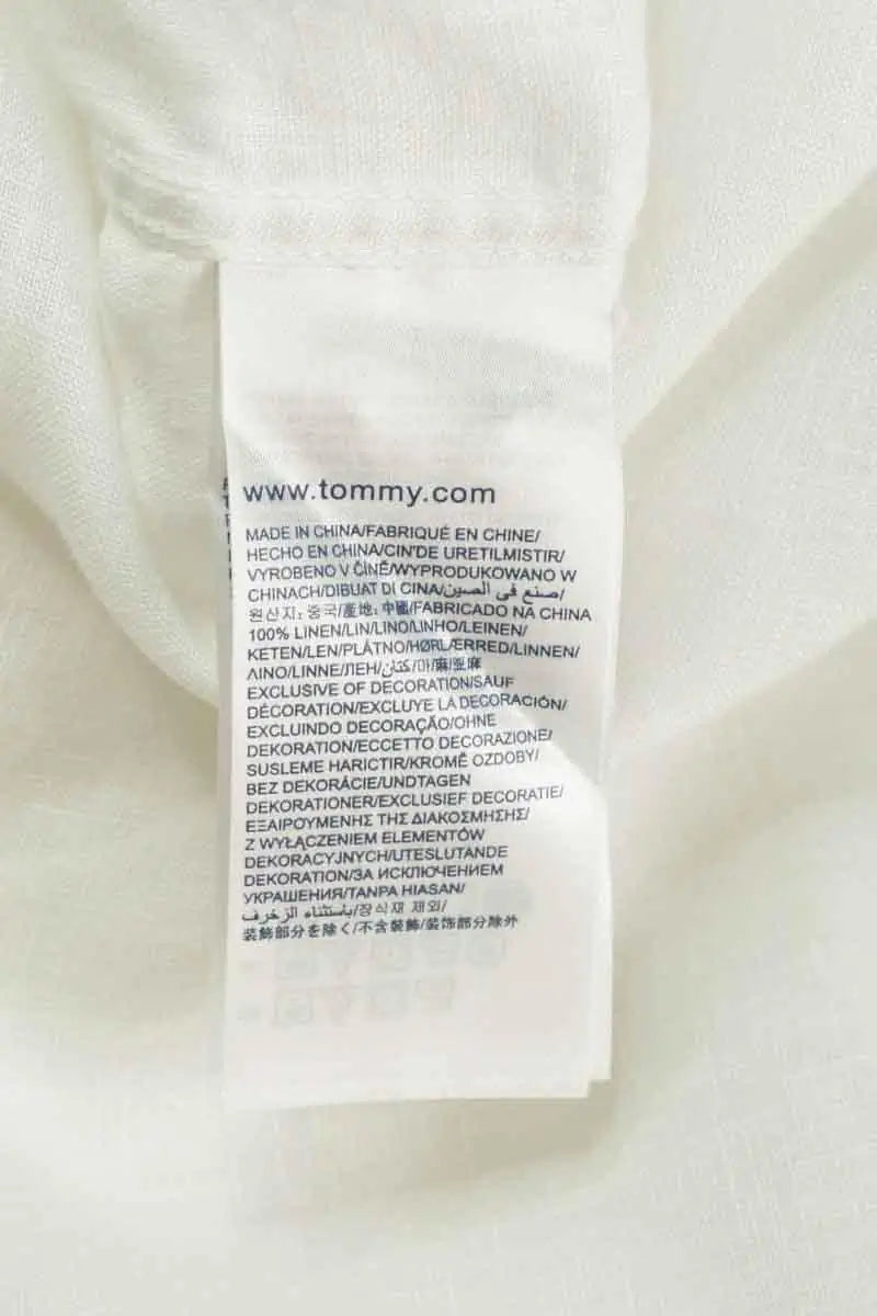 Chemise Tommy Hilfiger Blanc en Coton