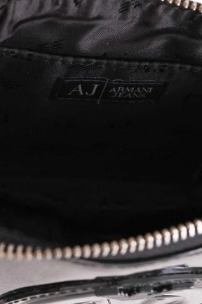 Mini sac Armani Jeans Noir en Cuir verni