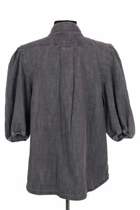 Chemise Jeanne Vouland Anthracite en Coton
