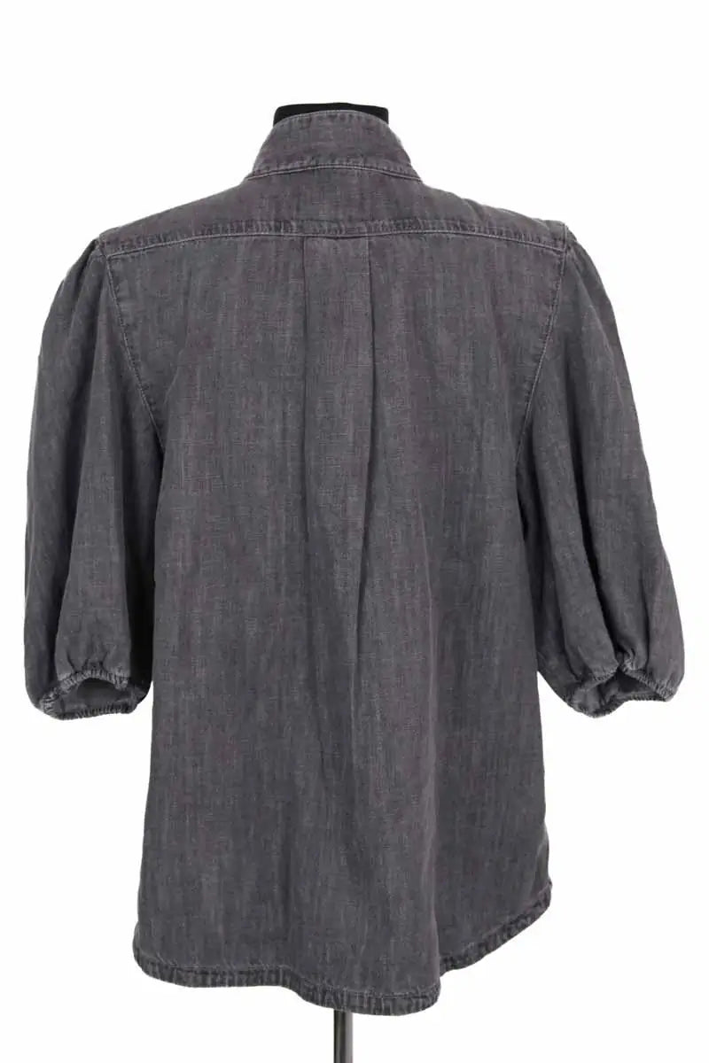 Chemise Jeanne Vouland Anthracite en Coton