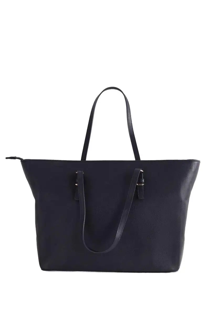 Cabas Tommy Hilfiger Marine en Cuir