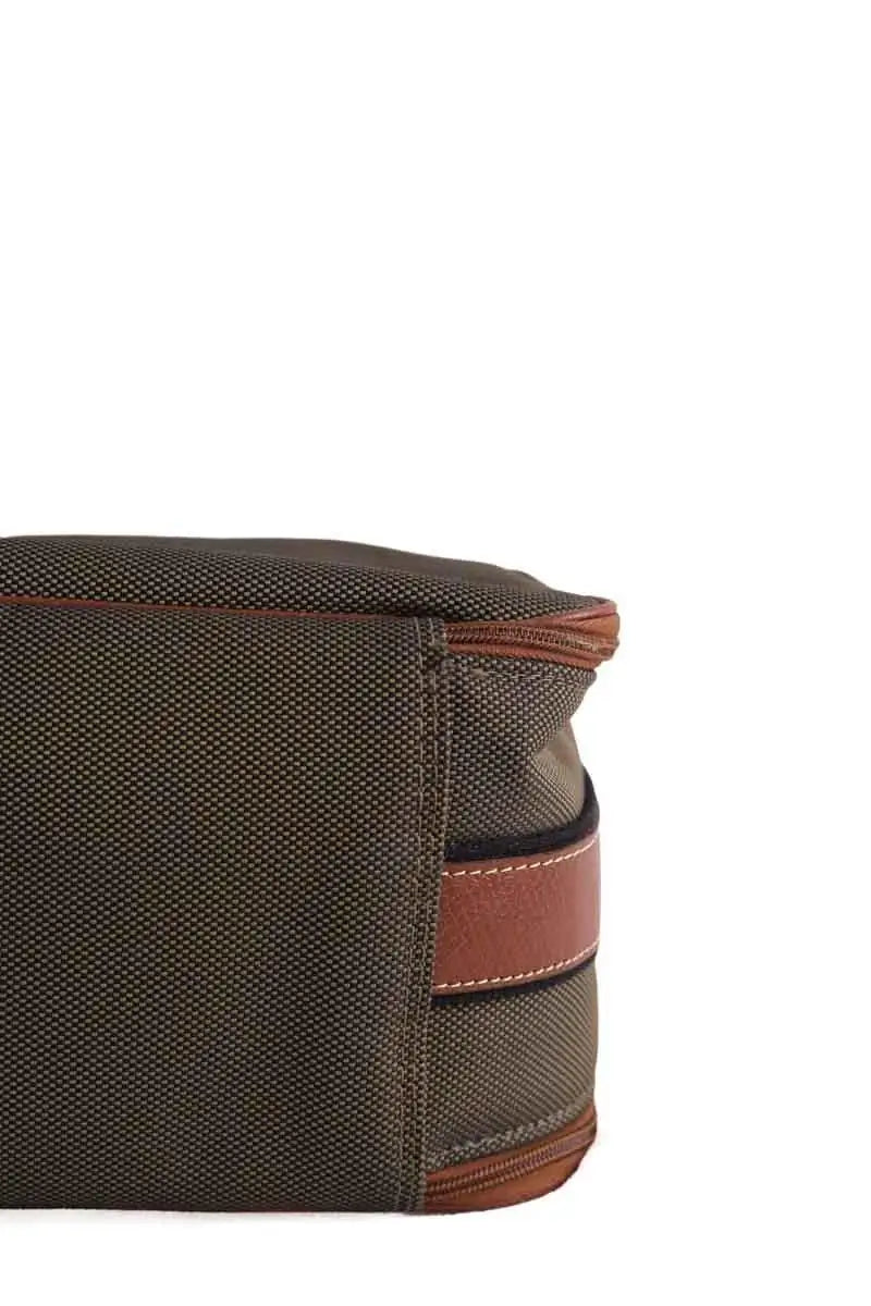 Sac vanity Longchamp Kaki en Cuir