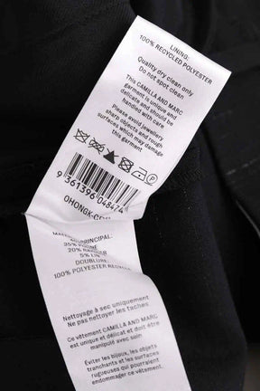 Pantalon Camilla And Marc Noir en Laine