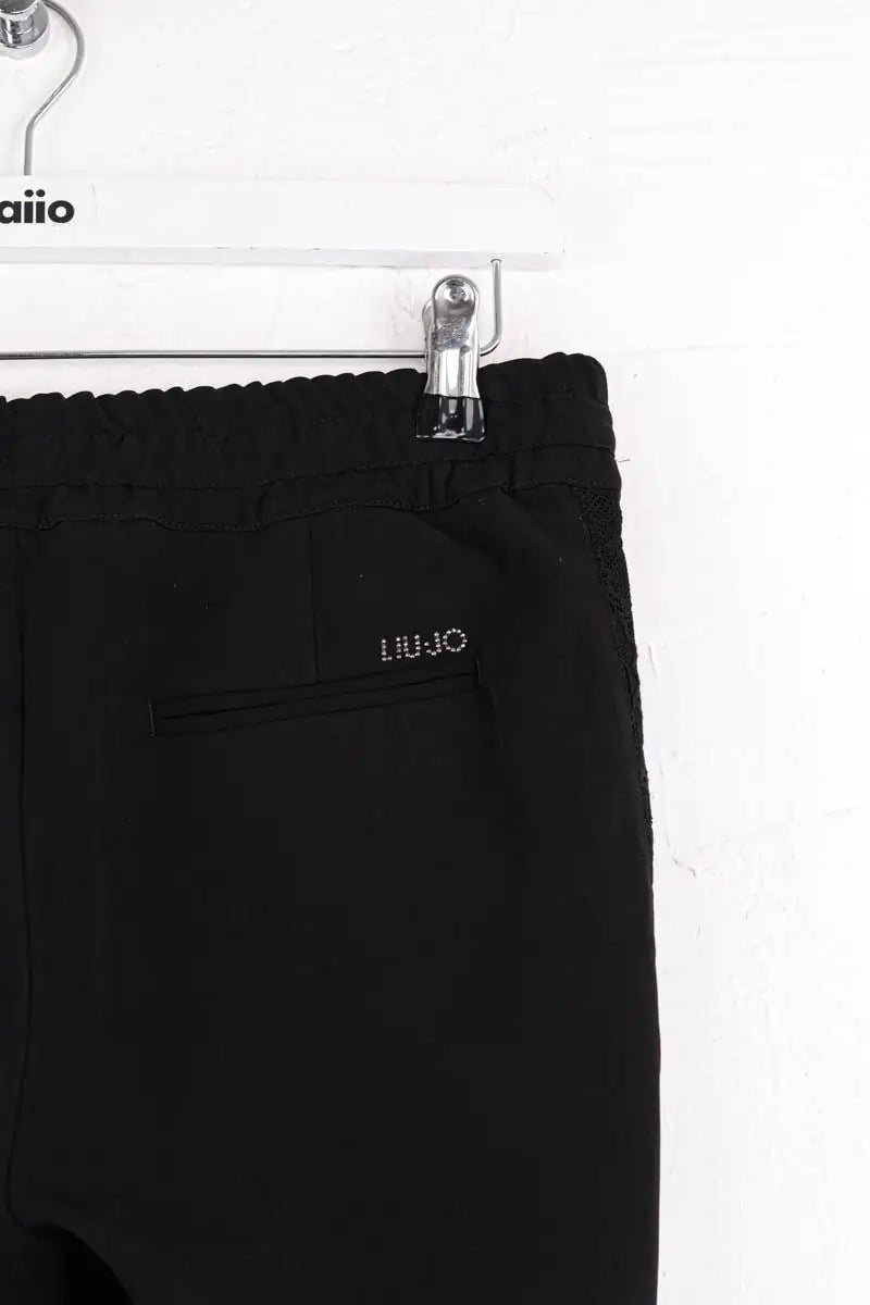 Pantalon droit Liu Jo Noir en Synthétique