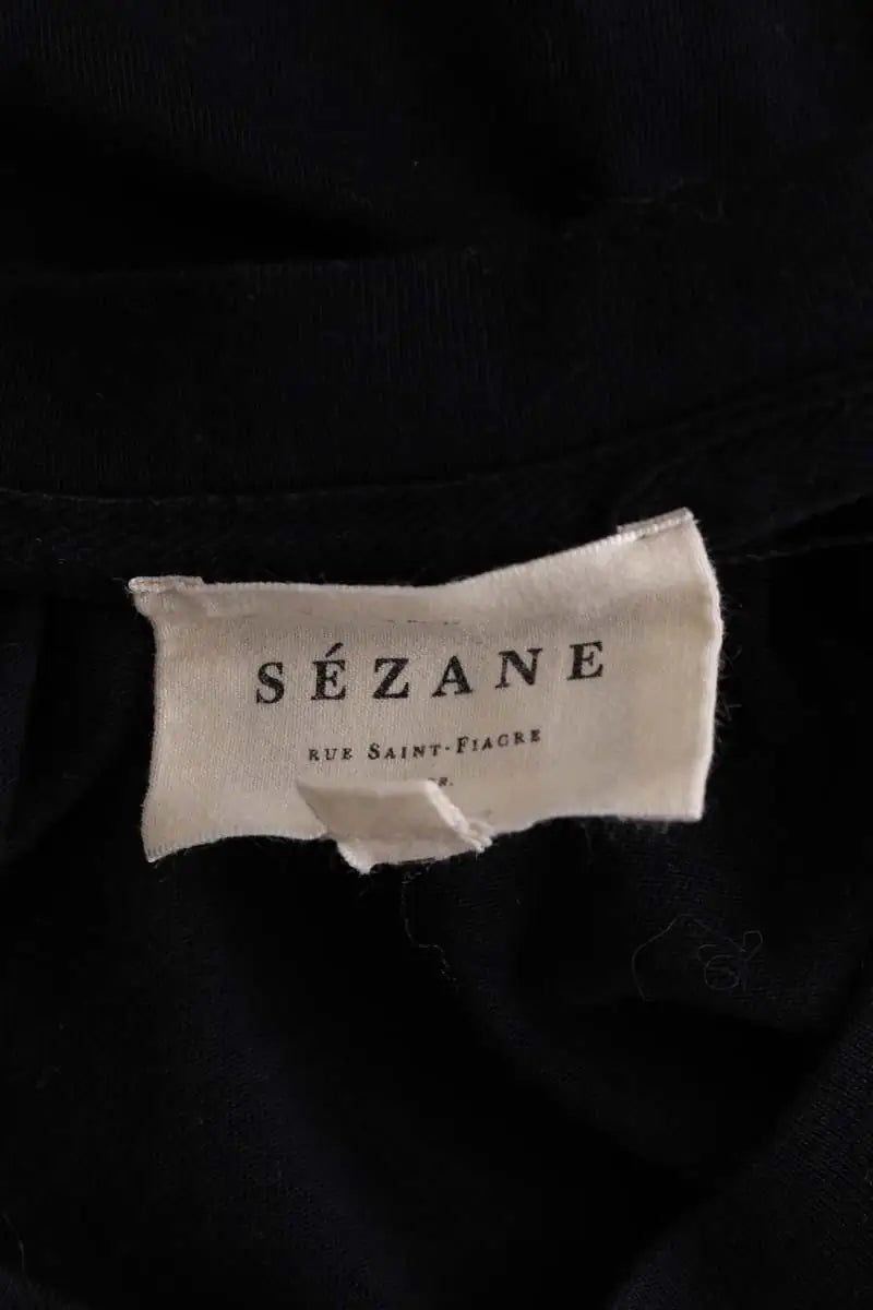 T-shirt Sézane Noir en Coton