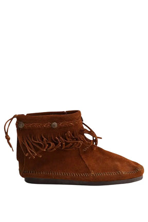 Boots Minnetonka Marron en Daim, taille 40 - Seconde Main