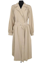 Trench-coat Ba&Sh Beige en Synthétique, taille S - Seconde Main